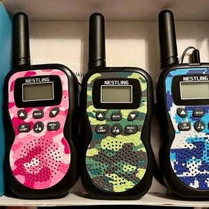 Nestling Kids Durable Walkie Talkies 3 Pack